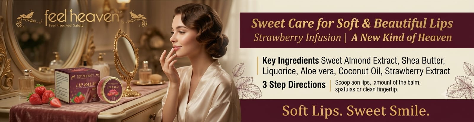 Feel Heaven Natural Care Banner 10