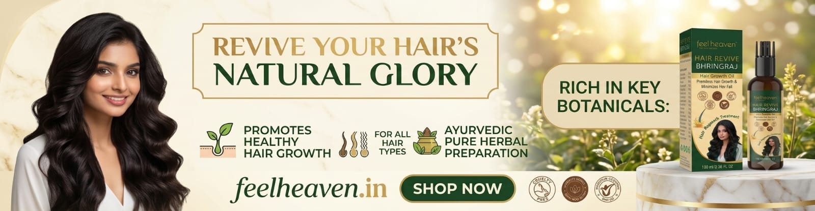 Feel Heaven Natural Care Banner 5